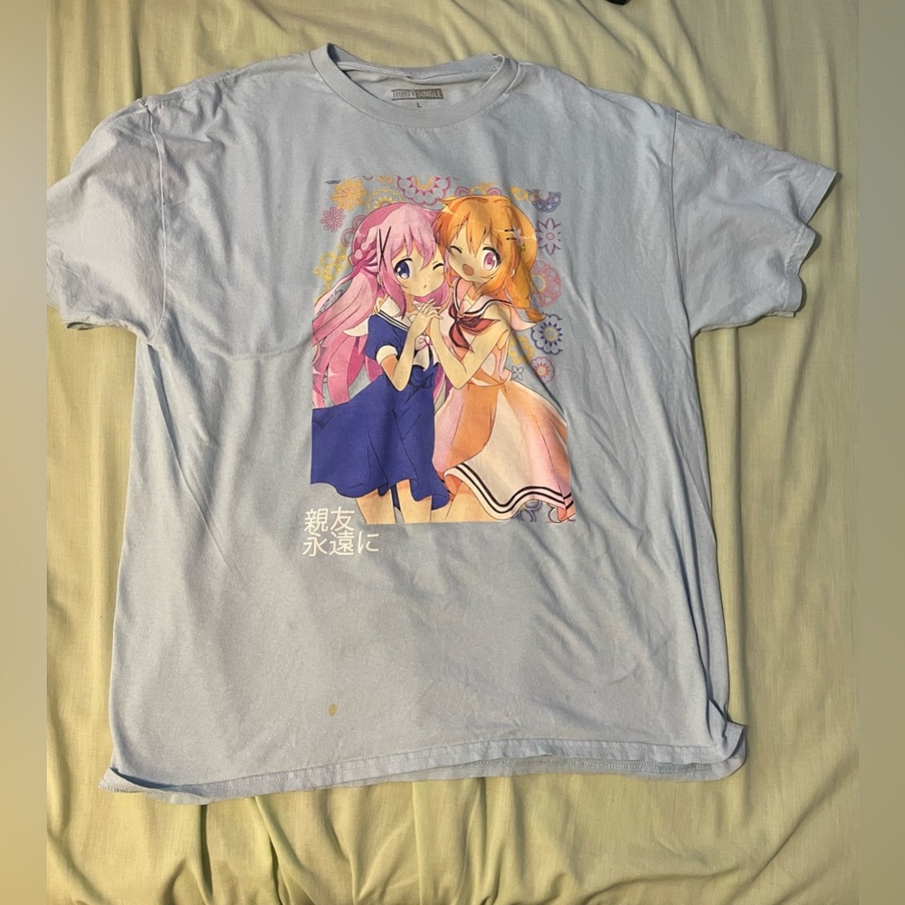 Anime t-shirt size large
